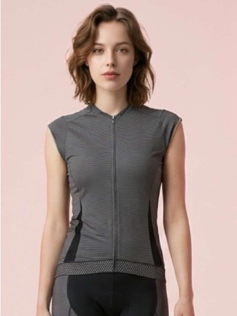 Bontrager Performance Grey Cycling Bicycle Sporty Jersey ONLY -M